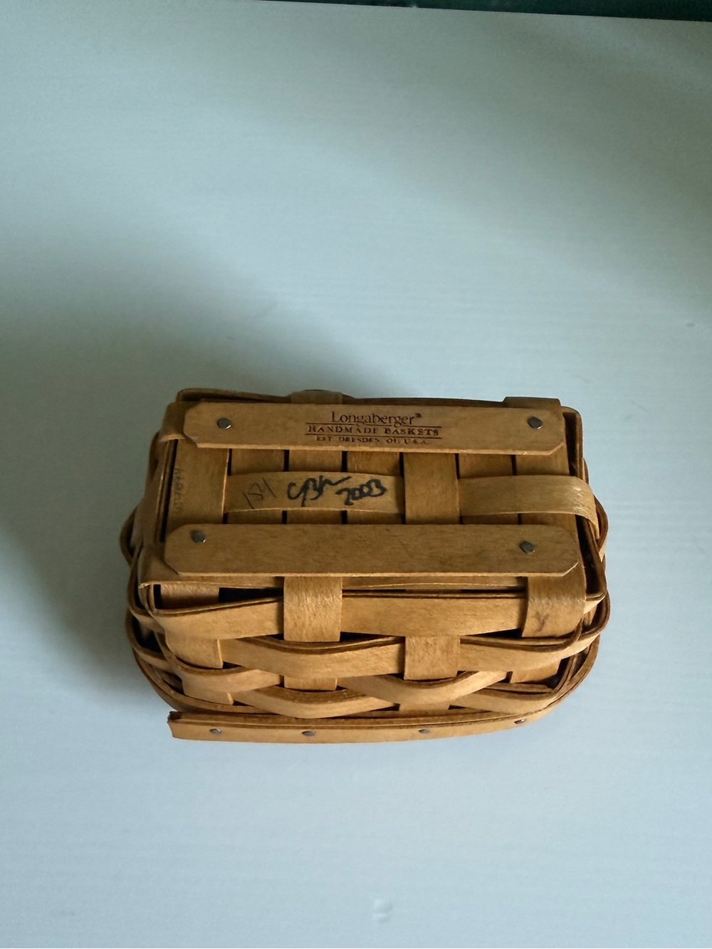 Longaberger Basket Business Card Holder - Picture 3 of 5